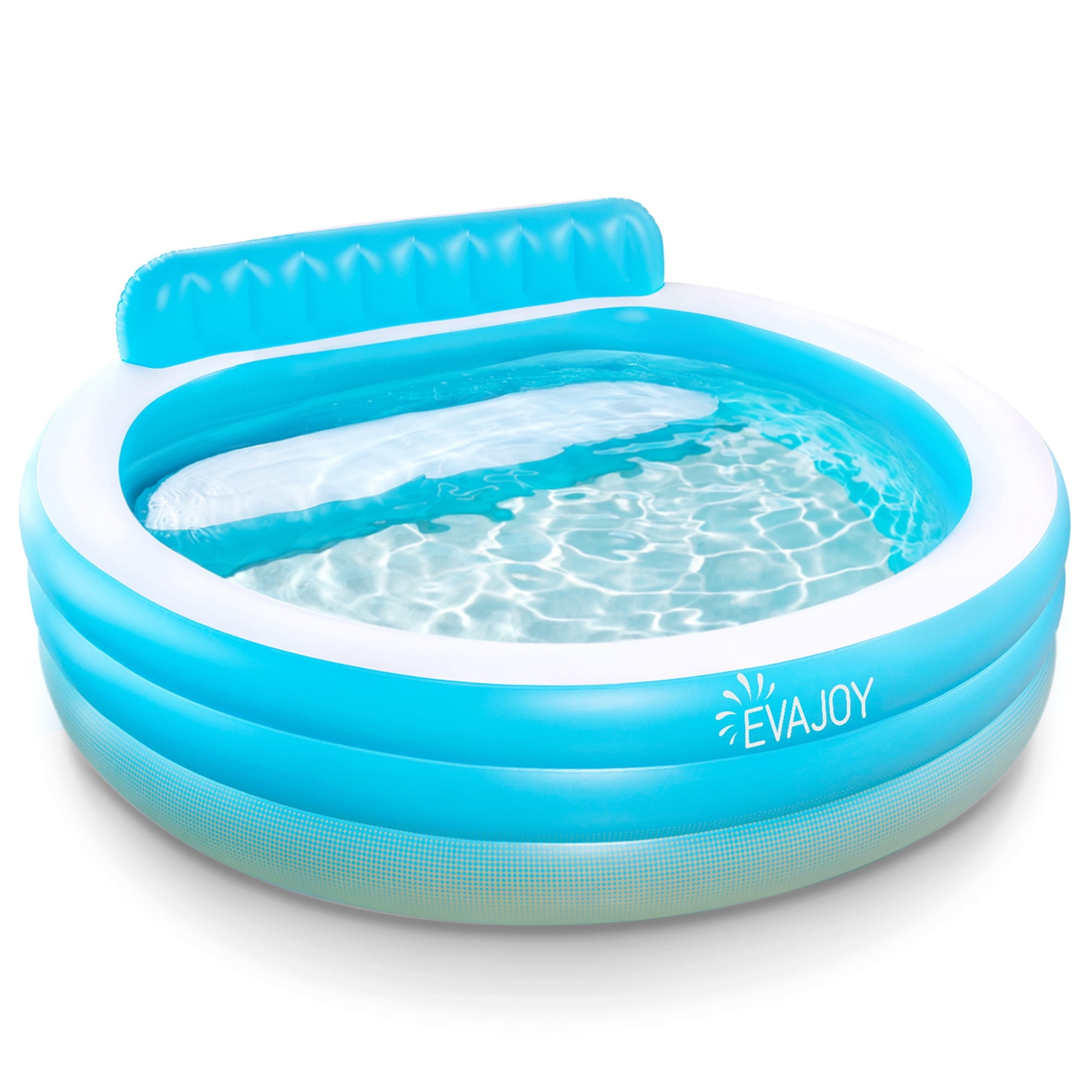 Sable Inflatable Pool, 95 x 75 x 40in Rectangular Swimming Pool for Toddlers, Kids, Family, Above Ground, Backyard, Outdoor