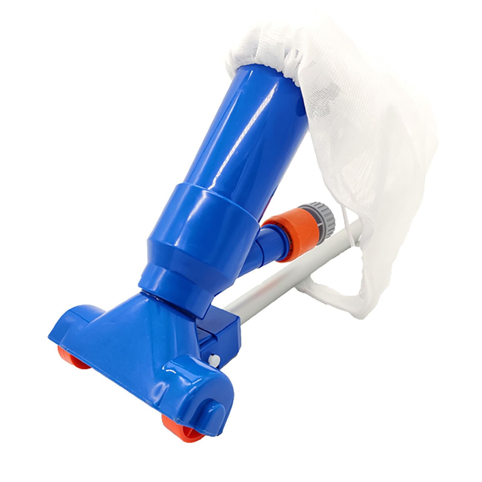 Manual Pool Vacuum for Above Ground Pool with Fine Mesh Bag& 55 Pole, Handheld Pool Vacuum Jet Underwater Cleaner, Spa Pool Vacuum Cleaner Attach to Garden Hose