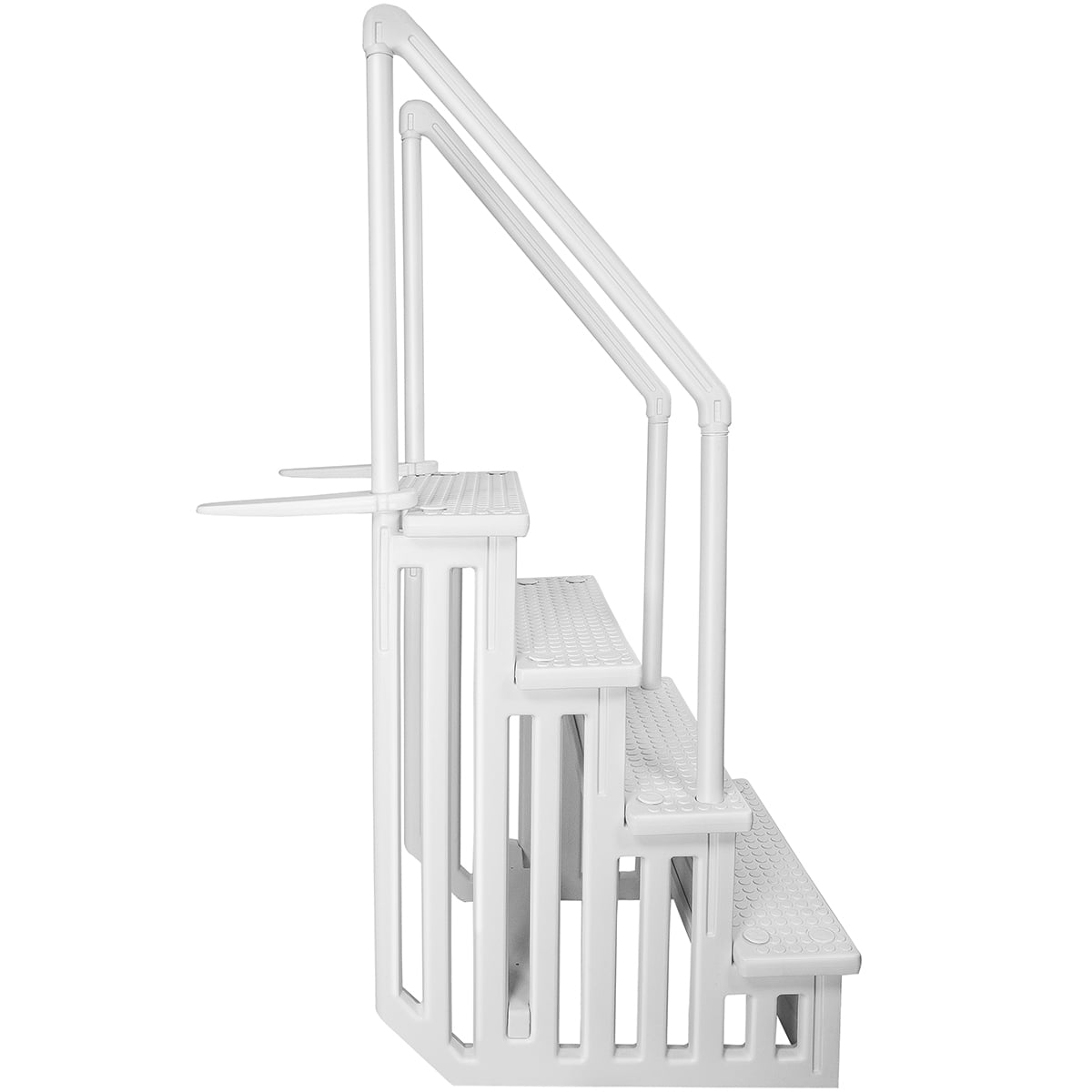 XtremepowerUS Pool Ladder 4-Step for 48-54 Above Ground Pools, 300LB, Swimming Pool Ladder