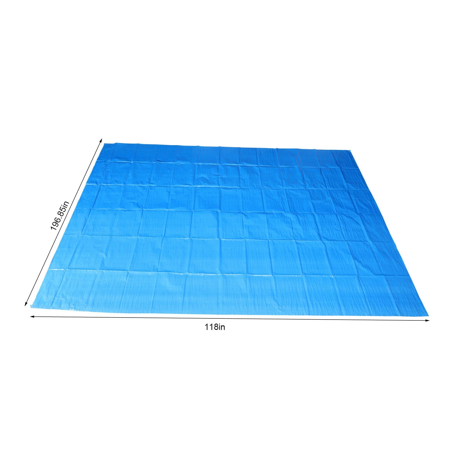 Loyerfyivos Inflatable Swimming Pool Ground Cloth, 500*300cm Full-Sized Large Inflatable Family Pool Ground Cloth, Summer Water Party, Outdoor, Garden Backyard, Suitable for Kids and Adults