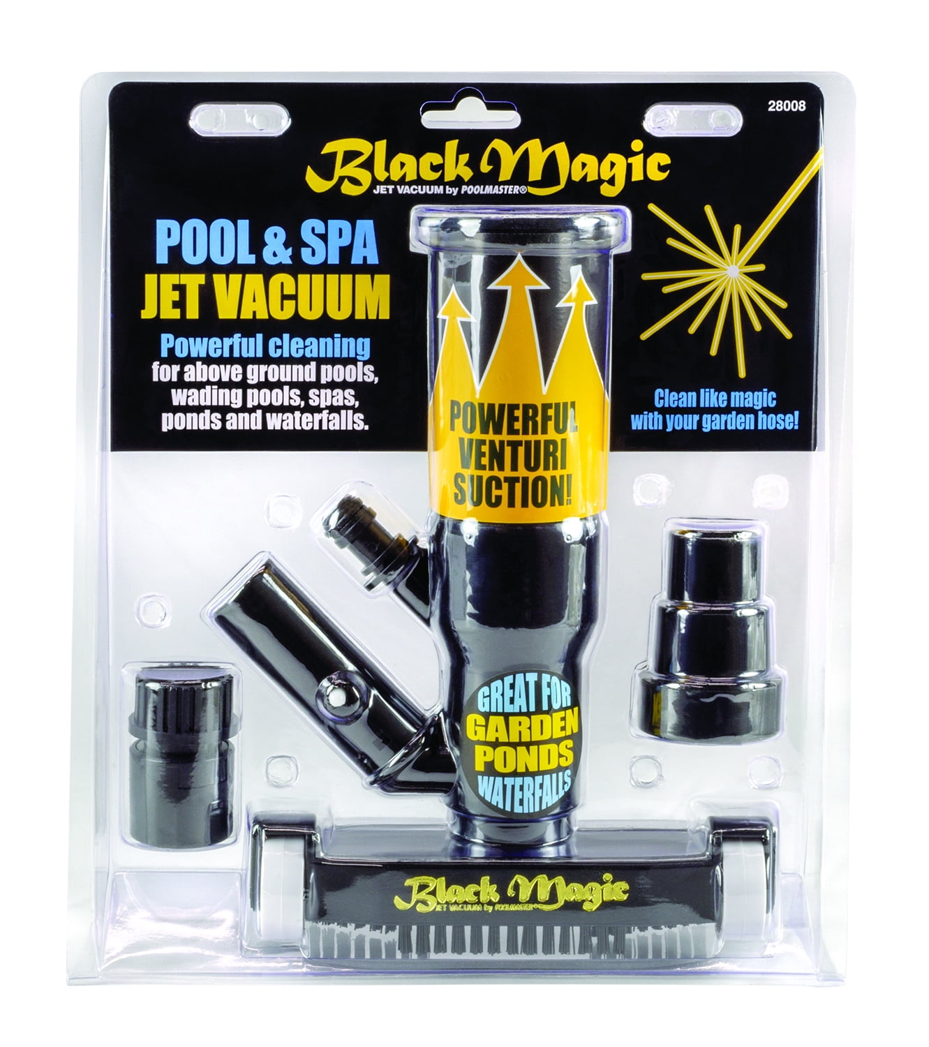 Poolmaster Premier Collection Black Magic Jet Swimming Pool, Spa and Pond Vacuum