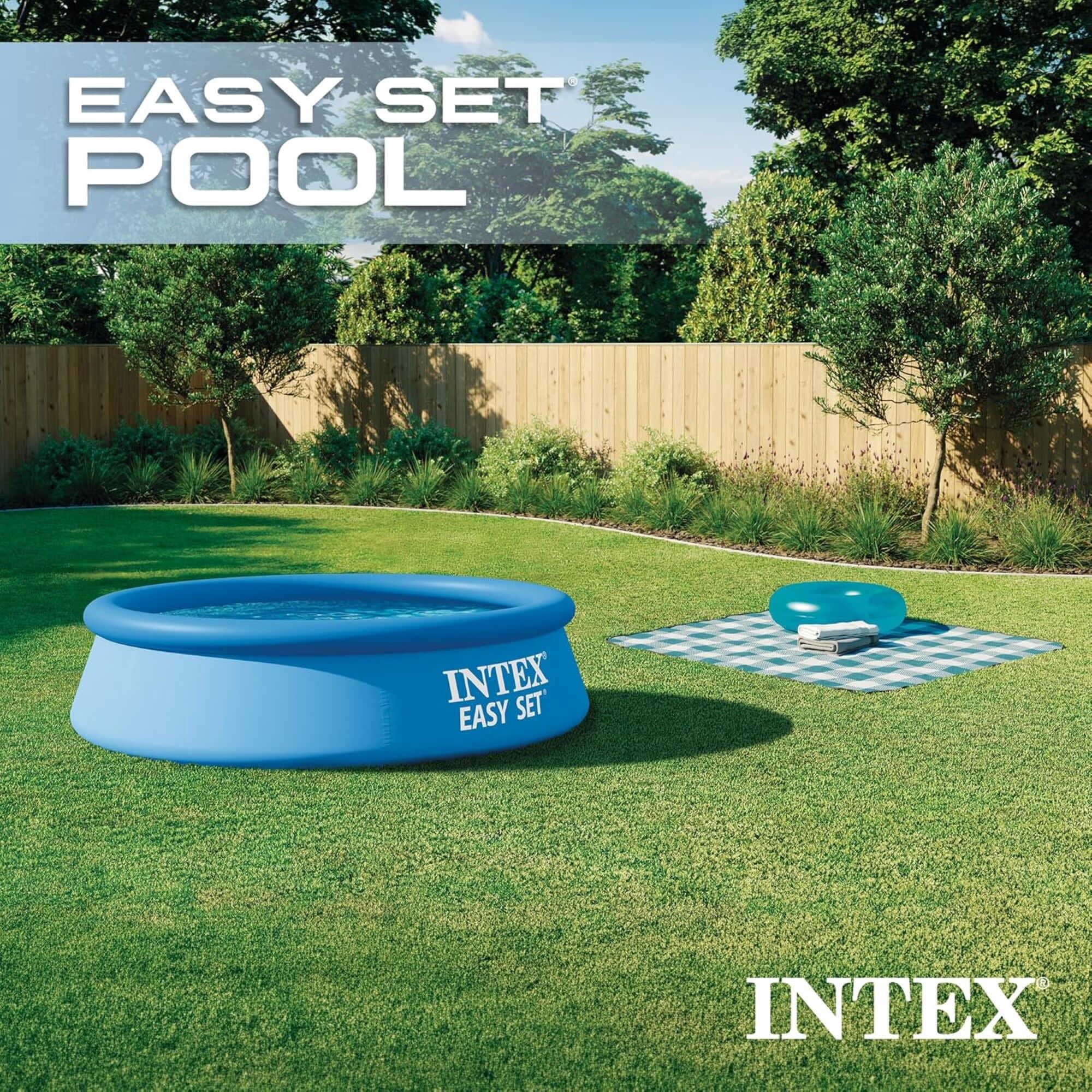 Intex: : Easy Set Pool - 8' x 24 - Inflatable Above Ground Swimming Pool, Puncture-Resistant Material, 513 Gal Cap, Kids-Family Water Play, 28106EH