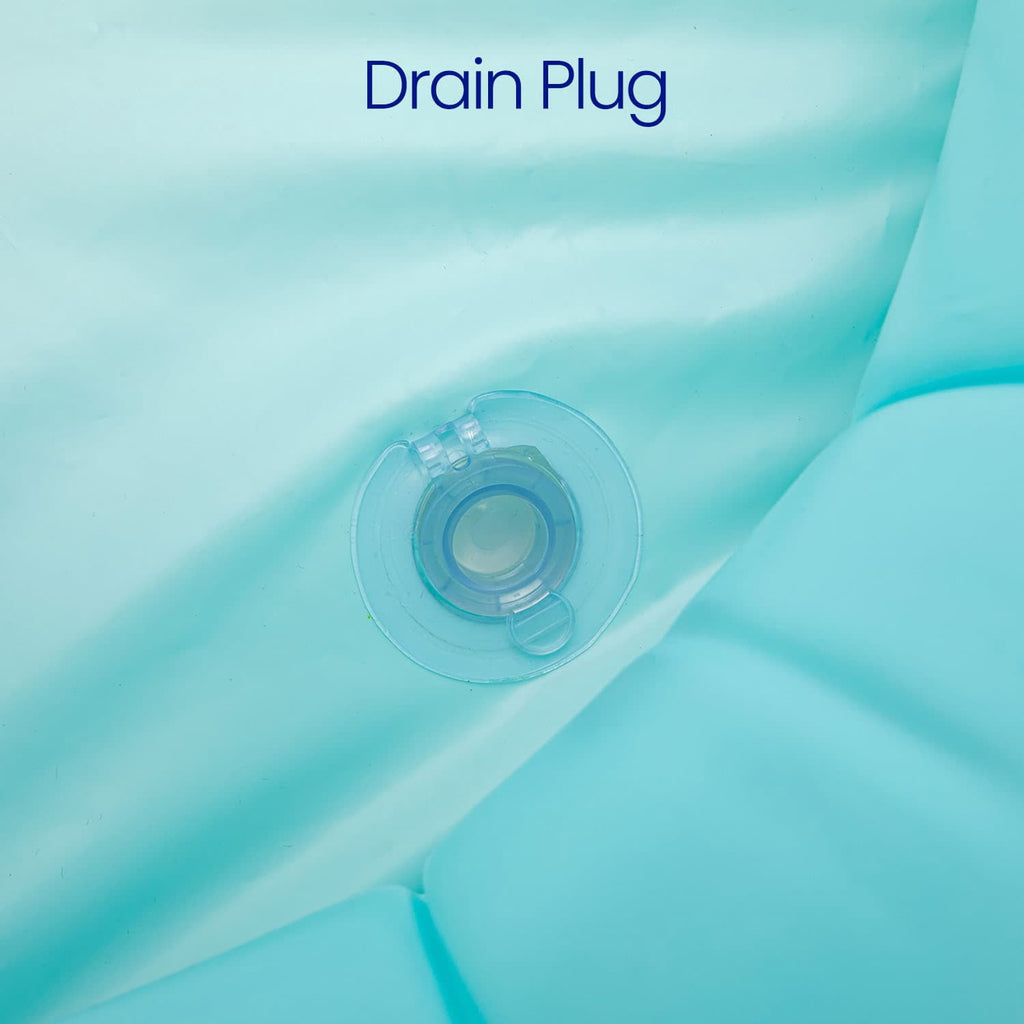 Funsicle 8.7ft Summer Escape Pool, Inflatable Family Swimming Pool, Lagoon Blue, Rectangular, Age 6 & up