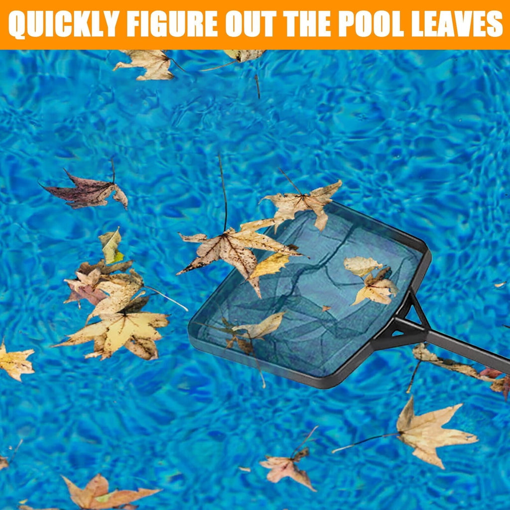 Swimming Pool Leaf Cleaning Skimmer Net, Fine Mesh Pool Maintenance Tool, for Removing Leaves Debris from Swimming Pool Spa Hot Tub Fish Pond