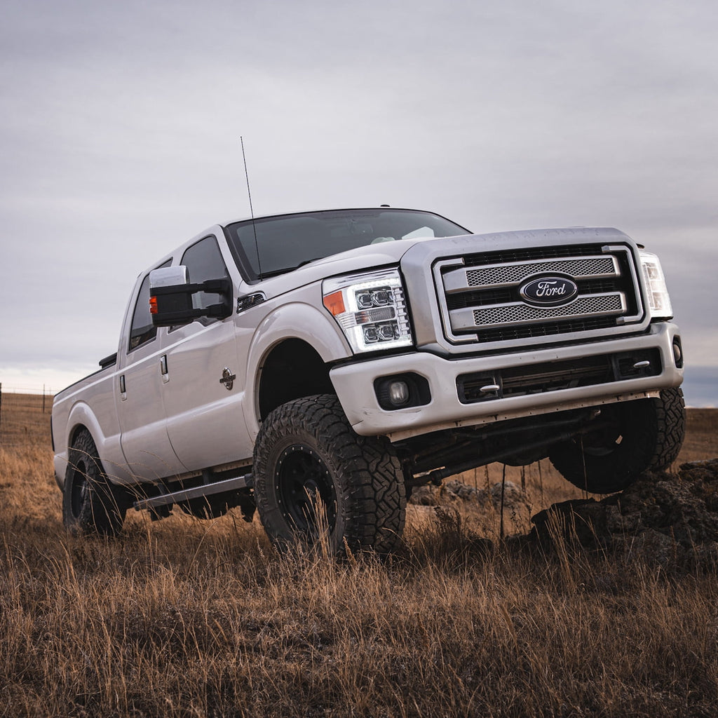 RockTrix RT111 18 inch Wheel 8x170 Compatible with Ford 1999+ F250 F350, 18x9 (-12 Offset, 4.5 Backspace), Black, Also fits 2000-2005 Excursion F-250 F-350 Super Duty