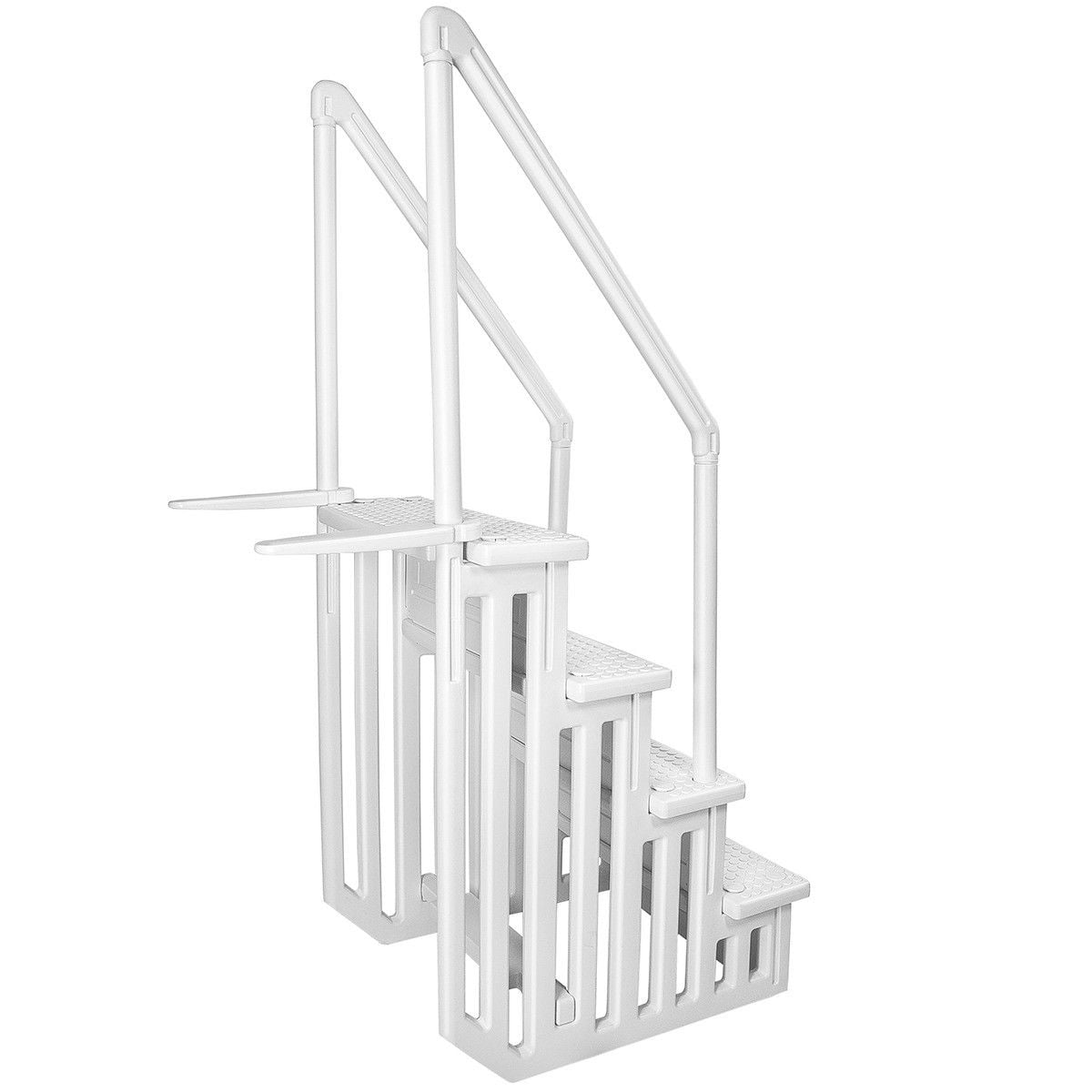 XtremepowerUS Pool Ladder 4-Step for 48-54 Above Ground Pools, 300LB, Swimming Pool Ladder