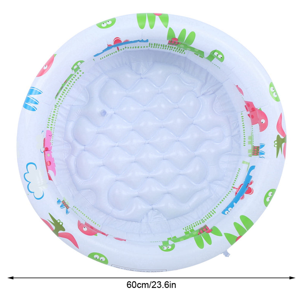Round Children Dinosaur Swimming Pool Inflatable Baby Pool, Inflatable Swimming Pools Annular Kiddie Pool with PVC Material for Swimming