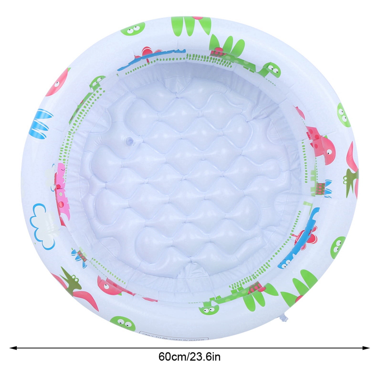 Round Children Dinosaur Swimming Pool Inflatable Baby Pool, Inflatable Swimming Pools Annular Kiddie Pool with PVC Material for Swimming
