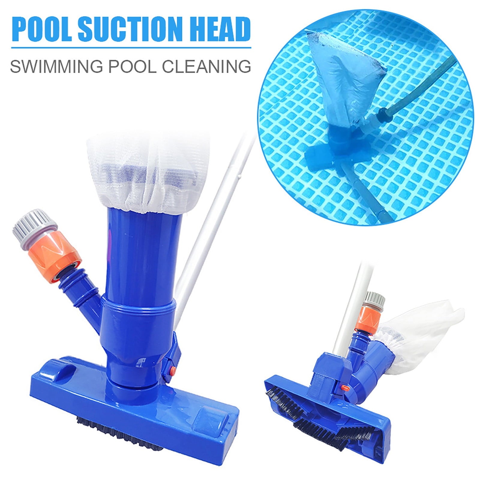 Clearance Cordless Pool Vacuum for Deep Cleaning & Strong Suction, Handheld Rechargeable Swimming Pool Cleaner for Inground and Above Ground Pools, Hoseless Pool Vac, Pool Cleaning Tools