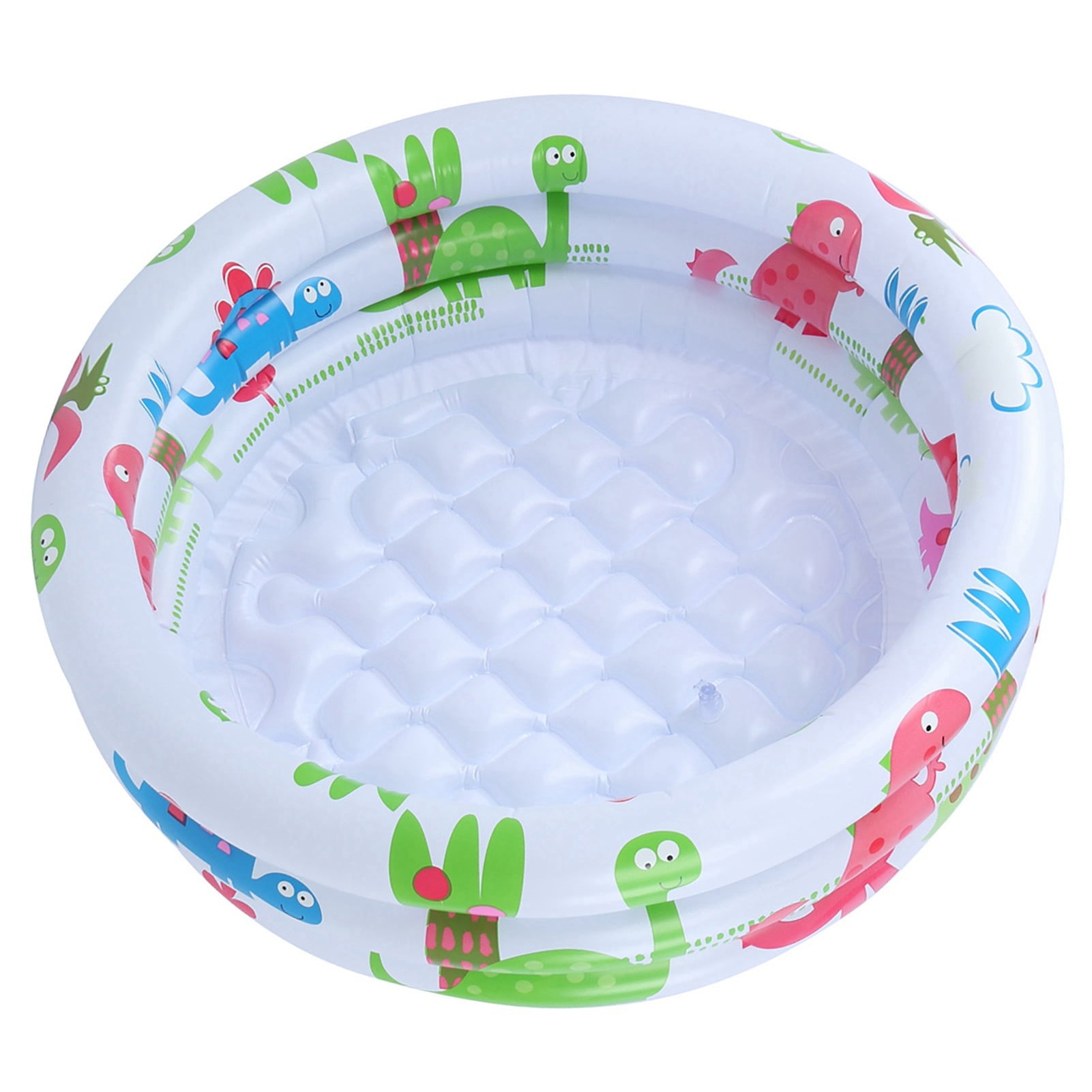 Round Children Dinosaur Swimming Pool Inflatable Baby Pool, Inflatable Swimming Pools Annular Kiddie Pool with PVC Material for Swimming