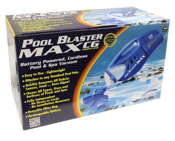 Water Tech Pool Blaster Max CG Handheld Battery Cleaner Swimming Pool/Spa Vacuum