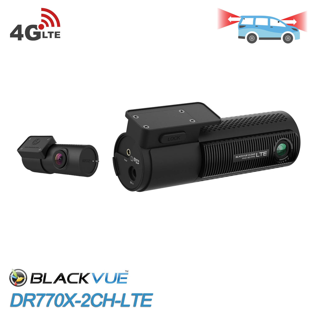 DR770X-2CH-LTE Dual Lens Dash Cam w/ Built-In 4G-LTE & 64GB Card | 1080P FULL HD Front + Rear