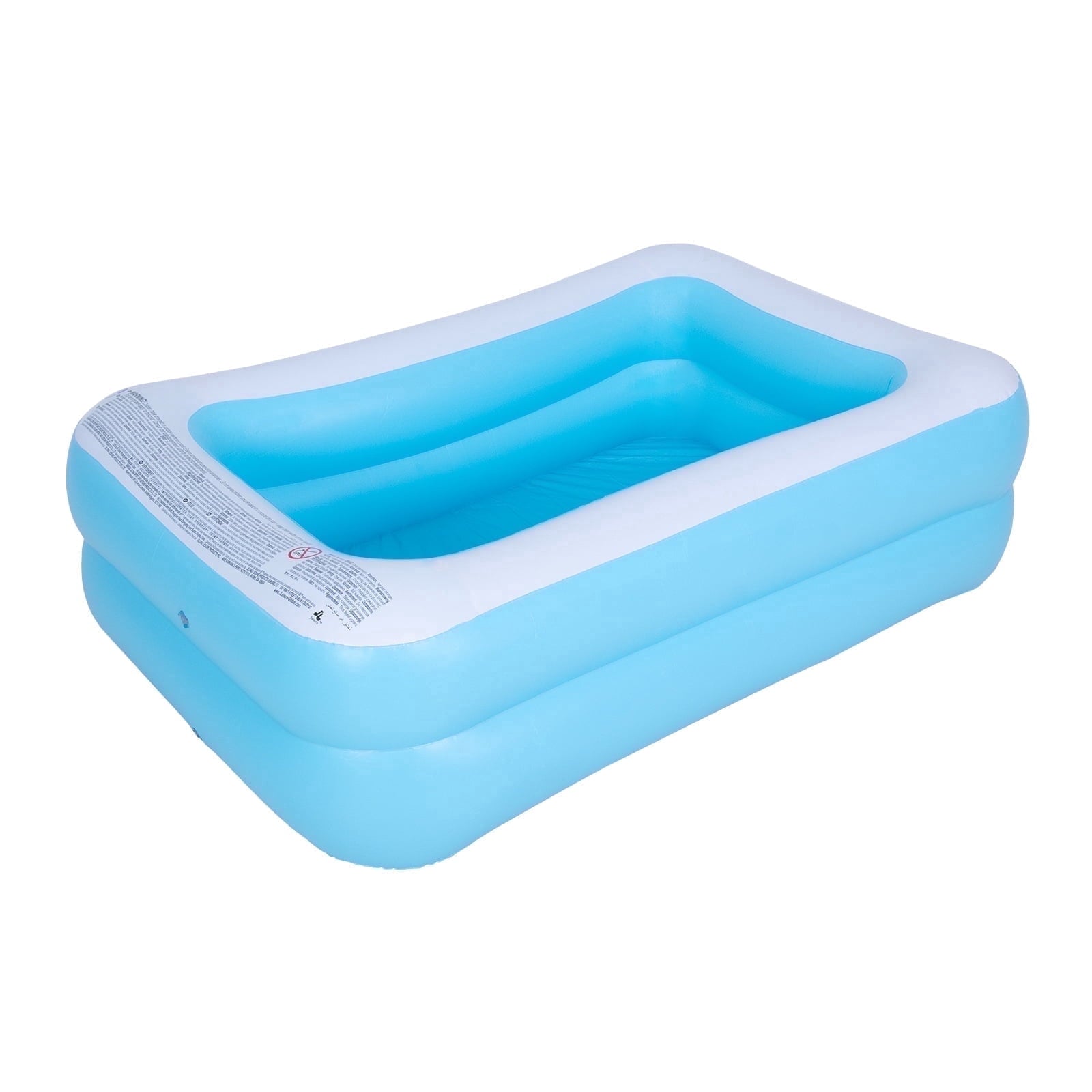 Honeydrill Inflatable Swimming Pools for Kids and Adults, 43 x 34.5 x 13 Blow Up Pool for Backyard, Blue
