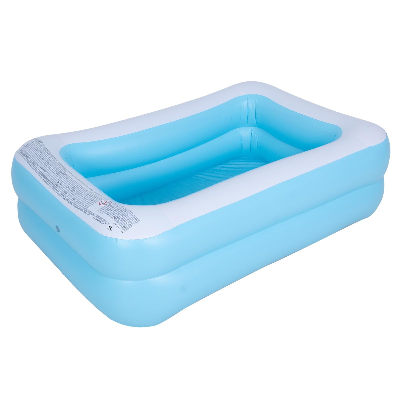 Honeydrill Inflatable Swimming Pools for Kids and Adults, 43 x 34.5 x 13 Blow Up Pool for Backyard, Blue