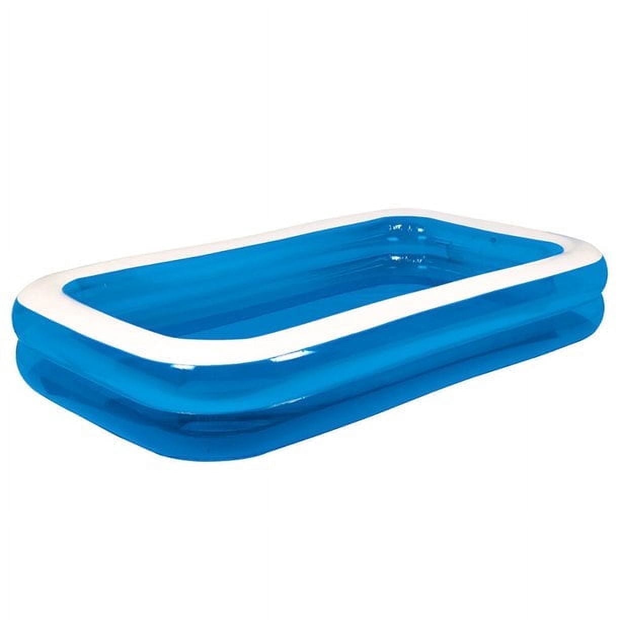 Honeydrill Inflatable Swimming Pools for Kids and Adults, 43 x 34.5 x 13 Blow Up Pool for Backyard, Blue