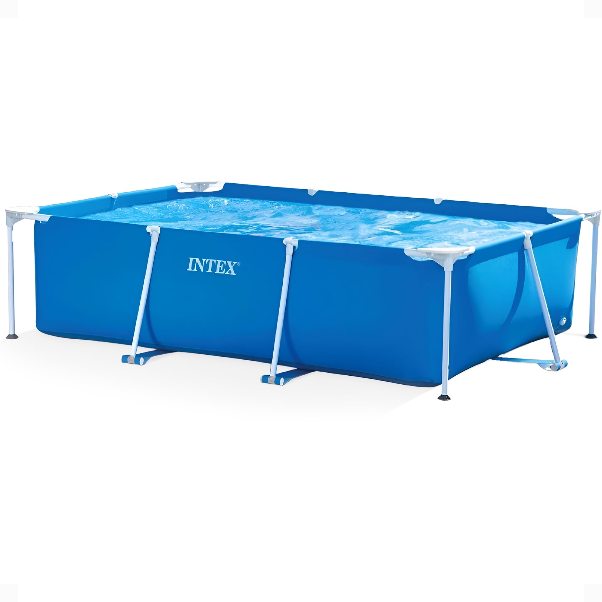 Intex 14.75' x 33 Rectangular Frame Above Ground Outdoor Swimming Pool