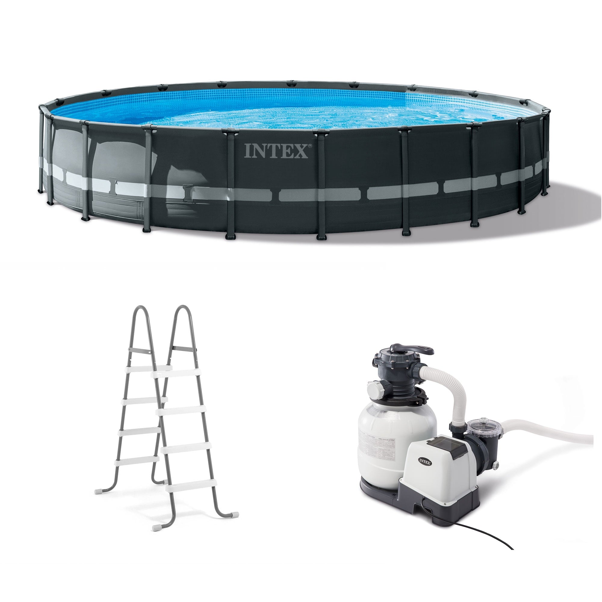 INTEX Ultra XTR 16ft x 48in Above Ground Swimming Pool Set w/ Filter Pump