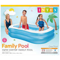 Intex: Swim Center Family Pool - 80 x 60 x 19 - Blue - Inflatable Pool, Splash & Wade Backyard Water Play, Vinyl, Wide Side Walls, 143 Gal, Kids 3+