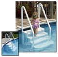 New Blue Wave Above Ground Easy Entry Pool Step Swimming Pool Durable -Up to 54