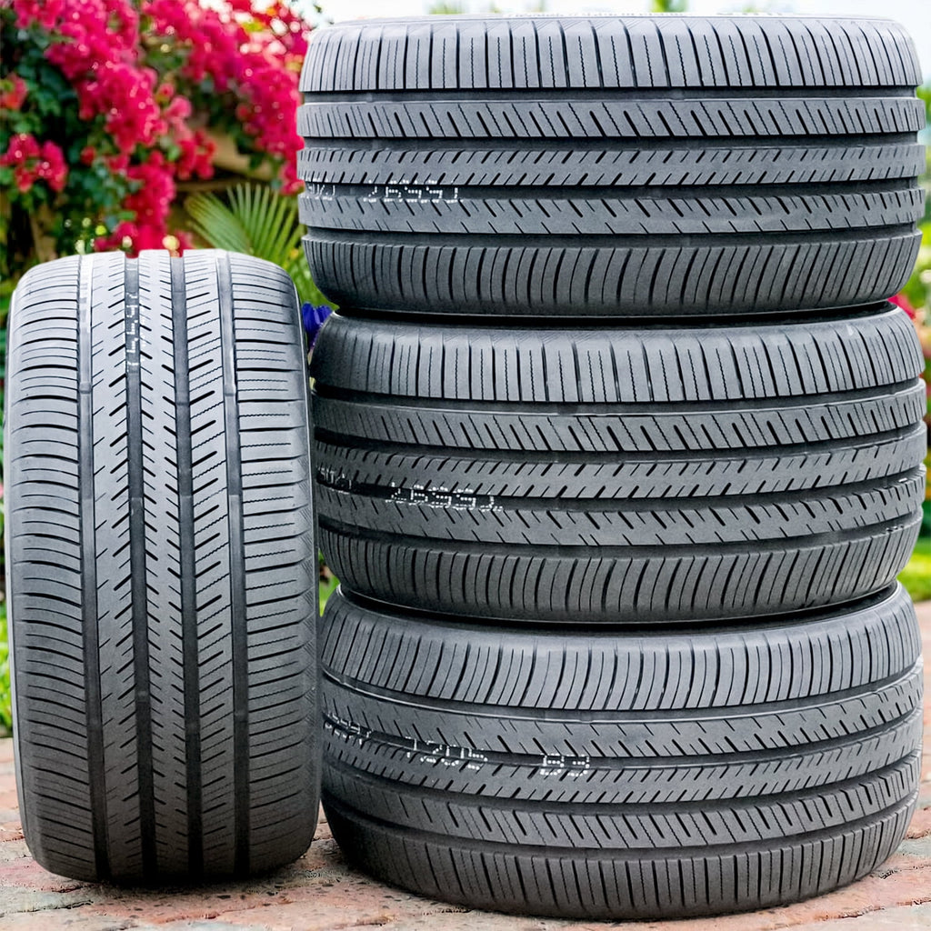 Set of 4 (FOUR) Atlas Force UHP 245/45R20 ZR 103Y XL A/S High Performance All Season Tires Fits: 2005-10 Chrysler 300 C SRT8, 2006-10 Dodge Charger SRT8