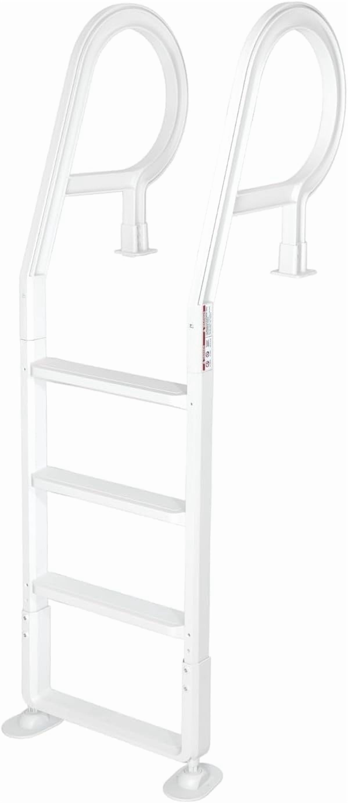 XtremepowerUS Pool Ladder 4-Step for 48-54 Above Ground Pools, 300LB, Swimming Pool Ladder