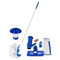 YATLTE Portable Pool Vacuum, Pool Vacuum for above Ground Pool, Cordless Handheld Pool Vacuum w/Telescopic Pole, Swimming Pool Jet Cleaner for above Ground Pool, Inflatable Pool, Ponds & Fountains